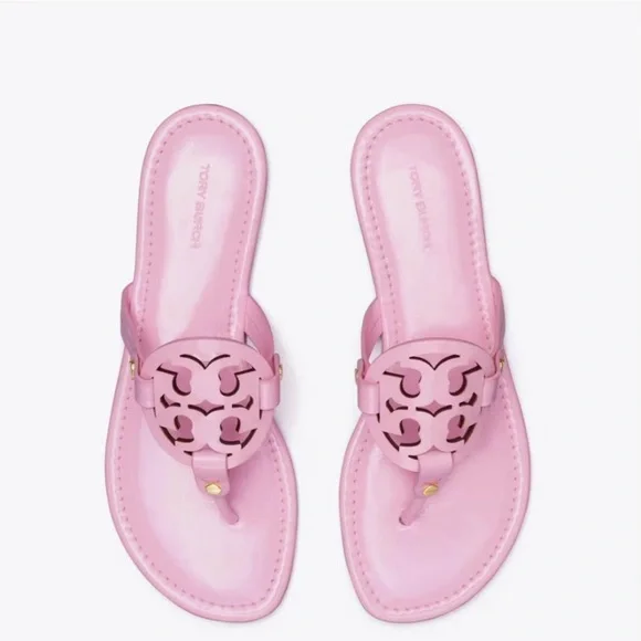 Tory Burch | Shoes | Tory Burch Pink Sandals With Medallion
